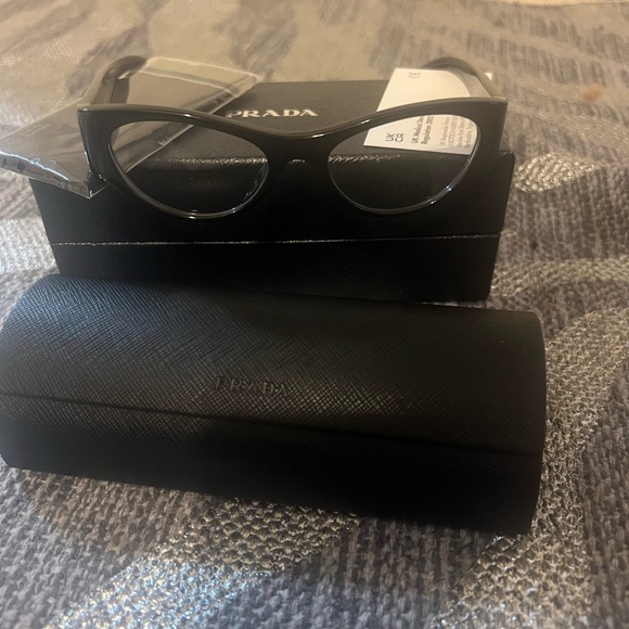 NIB authentic Prada glasses demo lens black frame - Picture 4 of 16